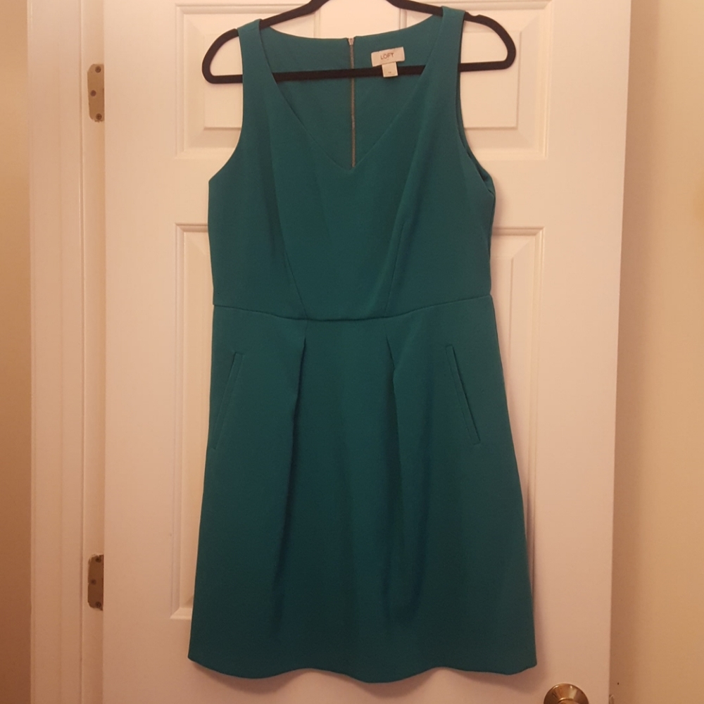 Loft Green Dress